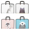 Cute Animal A4 File Bag – Organize in Style