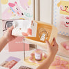 Stylish tissue holder for vanity, living room, and modern interiors.