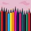12 Color Pencils in Barrel 🖍️ – Bright, Smooth & Fun