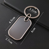 Personalized Metal Keychains - Round