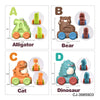 Soft Alphabet Cognitive Car Toy : A-B-C Car Ride (1 pcs Assorted)