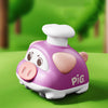 Chef Piggy Press & Go Toy Car