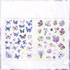 Aesthetic Floral & Butterfly Scrapbook Decor Stickers