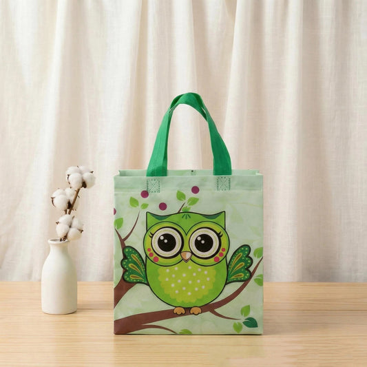 Owl Non-Woven Gift Bags | Kids Birthday Goodie Bag