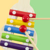 Mini Wooden Guitar Xylophone – 5-Key Musical Instrument Toy