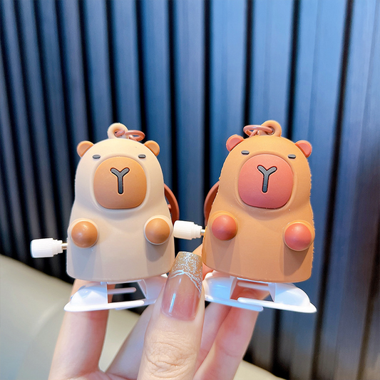 Creative Walking Capybara Doll Keychain