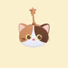 Silicone Kitten Coin Pouch with Hanging Strap