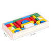 Wooden Castle Building Blocks Puzzle – Educational Construction Set