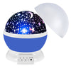 Rotating Star Projector Night Lamp - 360-Degree Galaxy & Moon Lamp