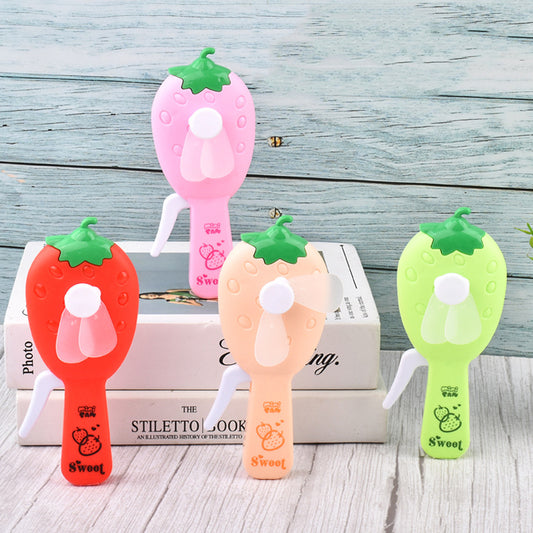 Pocket-Sized Strawberry Shaped Hand Pressure Fan