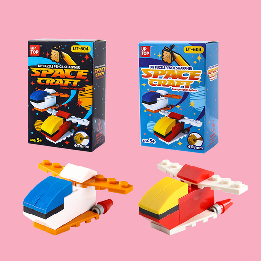 DIY Space Craft Puzzle Pencil Sharpener
