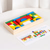 Wooden Castle Building Blocks Puzzle – Educational Construction Set