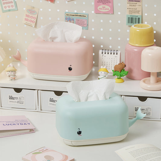 Whale-Shaped Tissue Box for bathroom and home décor