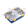 Tokyo Buffet Stainless Steel Lunch Box 4-Grid with Soup Bowl - 1000ml