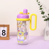 Vibrant 860ml Kids' Cartoon Sipper Bottles - Fun & Durable