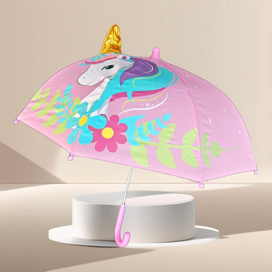 Magical Unicorn 3D Umbrella – Rainy Day Fun