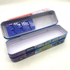 Adorable kids’ pencil case set with bus design, featuring bunny and bear prints, perfect for school stationery storage.