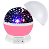 Rotating Star Projector Night Lamp - 360-Degree Galaxy & Moon Lamp