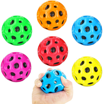 High Bounce Space Ball - Super Bouncy Crater Ball Toy