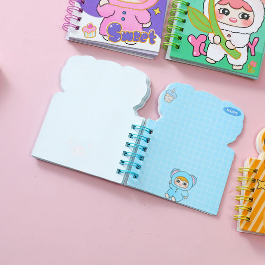 Glitter Die-Cut Mini Spiral Diary