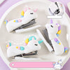 Kawaii Sleeping Unicorn Mini Stapler