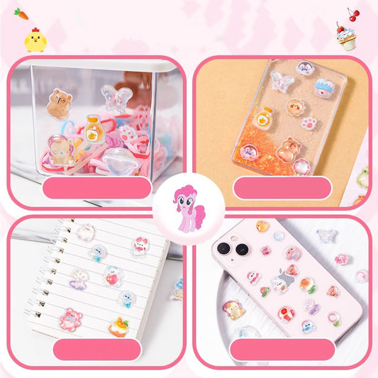 3D Embossed Acrylic Stickers