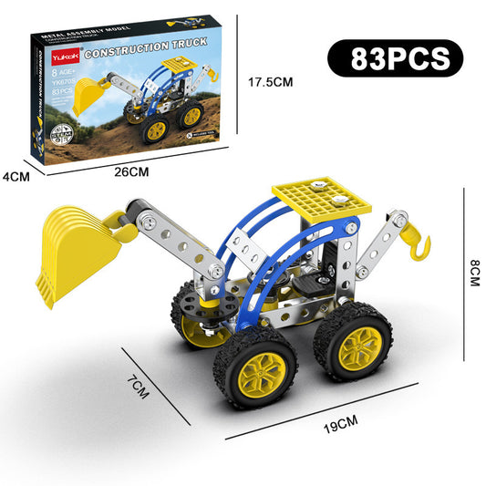 Build & Play DIY JCB Assembly STEM Construction Truck Model