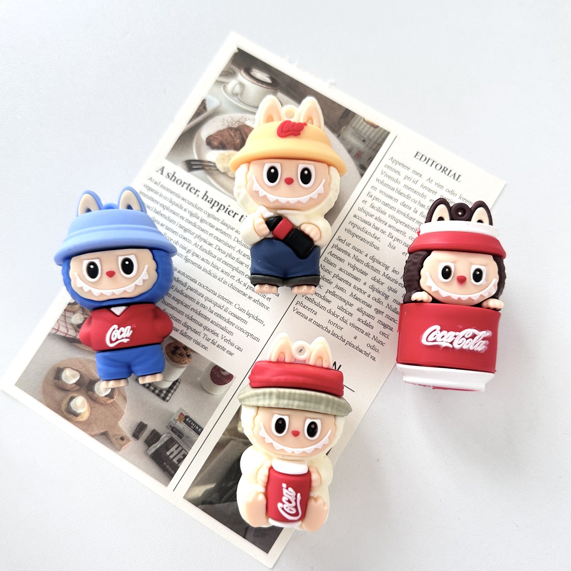 Coca-Cola Themed Cartoon Keychains – Giftoo