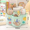 360° Rotating 6 Grid Pen Holder
