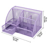 Super 7 Metal Mesh Desktop Organizer