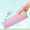 Double-Layer Glass Water Cup 🥤 | 400ml Insulated, Spill-Proof & Portable
