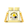 640ml Dual Compartment Straw Sipper Bottle