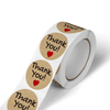 Cute Thank You Sealing 500 Sticker Roll