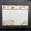 Floral Magnetic Weekly Fridge Calendar