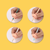 Set of 3 Ergonomic Three-Finger Pen - Pencil grips