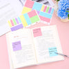 Pastel Power Sticky Note Set | Minimalist Index Tabs