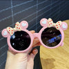 Cute Mouse Ear Kids Sunglasses with Bow & Hearts