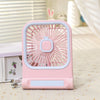 Breezy Bubbles Cute Rechargeable Desk Fan | 3-Speed Portable