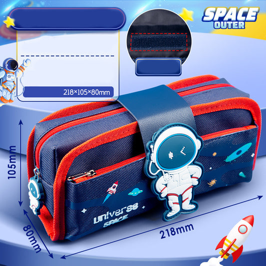Astronaut Multipurpose Pencil Case ✏️ | Multi-Compartment Organizer