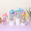 Vibrant 860ml Kids' Cartoon Sipper Bottles - Fun & Durable