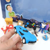 Game World Eraser Set – Big 3D Action Figure & Vehicle