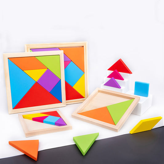 Wooden Tangram Puzzles