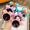 Cute Mouse Ear Kids Sunglasses with Bow & Hearts