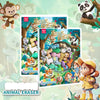 17-Piece 3D Animal Eraser Set for Kids - Cute Cartoon Jungle Safari Stationery