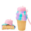 500ml Collapsible Silicone Ice Cream Water Bottle for Kids | BPA Free