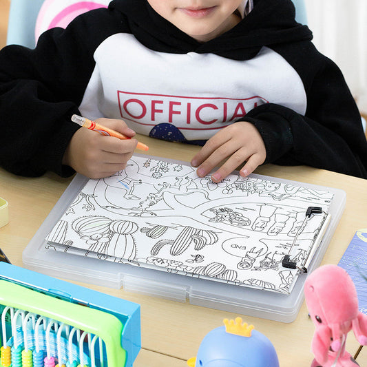 A4 Writing Clipboard Exam Pad with Storage Compartment