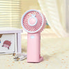 3-in-1 Mini Desk & Rechargeable Handheld Fan | 3-Speed Mini Portable Fan
