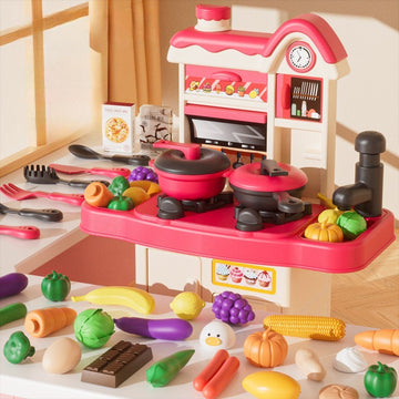 My Little Kitchen" Tabletop Playset – 42 Pcs