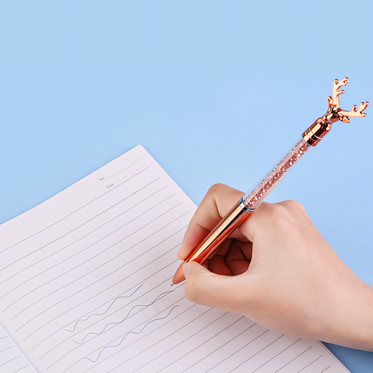 Reindeer Crystal Ballpoint Pen