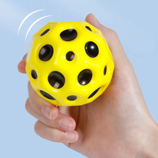 High Bounce Space Ball - Super Bouncy Crater Ball Toy